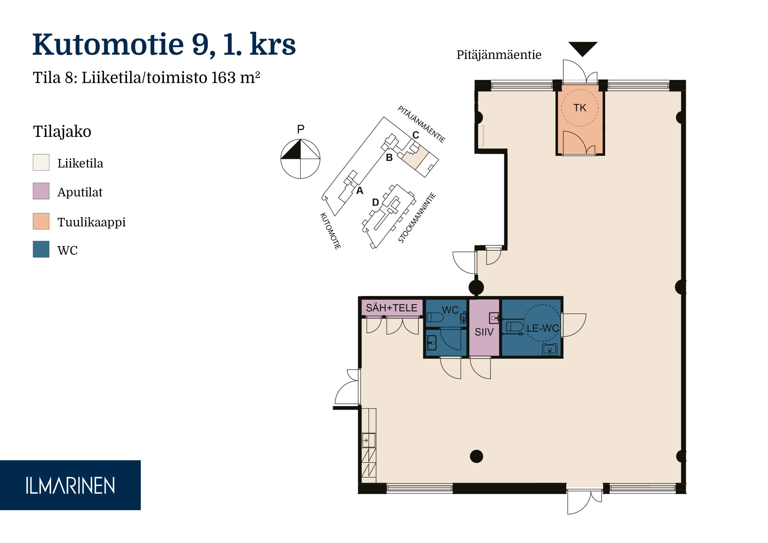 Space floor plan
